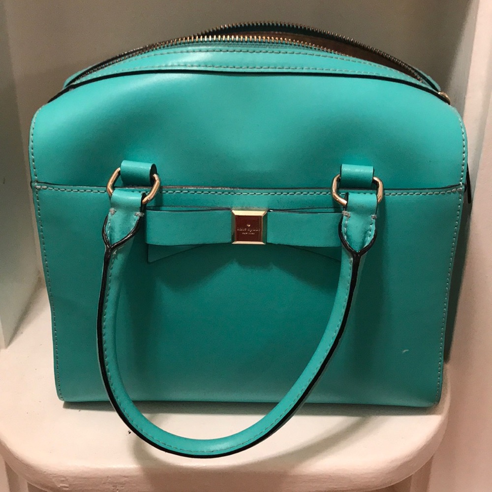 Turquoise Blue Kate Spade purse